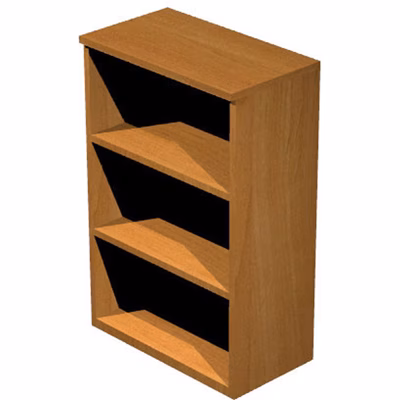 Immagine di Libreria a giorno EASYSPACE cm 80x35x120 noce