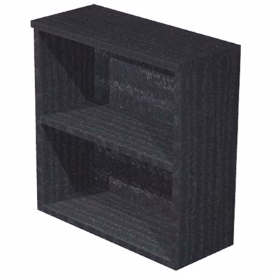 Immagine di Libreria a giorno EASYSPACE cm 80x35x80 nero venato