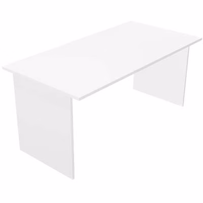 Immagine di Scrivania fianco legno EASYSPACE cm 120x80x72 bianco