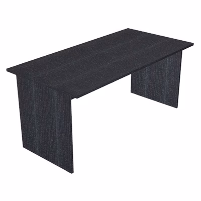 Immagine di Scrivania fianco legno EASYSPACE cm 120x80x72 nero venato