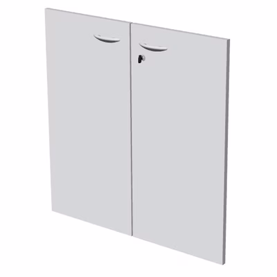 Immagine di Coppia ante librerie c/serratura EASYSPACE cm 80x67 grigio