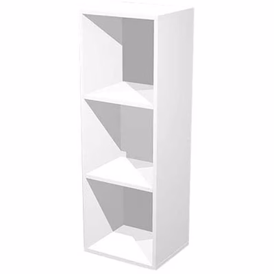 Immagine di Libreria a 3 caselle CHECKER cm 35,9x29,2x103,9 bianco