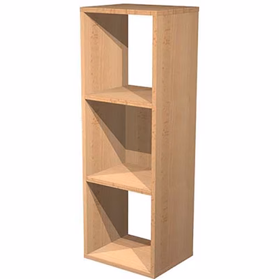 Immagine di Libreria a 3 caselle CHECKER cm 35,9x29,2x103,9 faggio