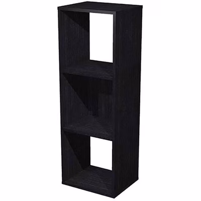Immagine di Libreria a 3 caselle CHECKER cm 35,9x29,2x103,9 nero venato