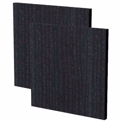 Immagine di Set 2 dietri per libreria CHECKER cm 32,2x32,1 nero venato