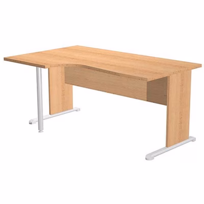 Immagine di Workstation sinistra EASYSPACE cm 160x60/80/100x72 faggio