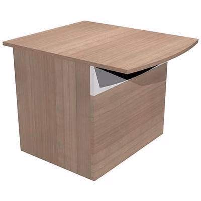 Immagine di Modulo hospitality WELCOME cm 80x97,5xH72 ciliegio arabis/bianco