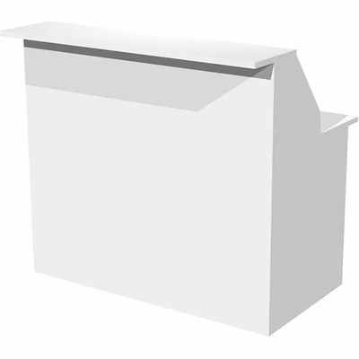 Immagine di Modulo reception WELCOME cm 120x76,1xH117 bianco