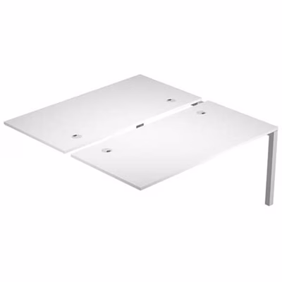 Immagine di Modulo aggiuntivo bench 2 posti WORK cm 120x168 piano bianco