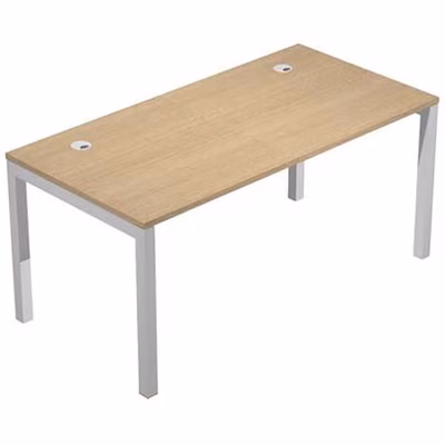 Immagine di Scrivania WORK cm 160x80 piano rovere chiaro