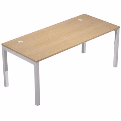 Immagine di Scrivania WORK cm 180x80 piano rovere chiaro