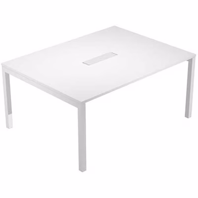 Immagine di Modulo iniziale tavolo riunione WORK cm 160x120 bianco