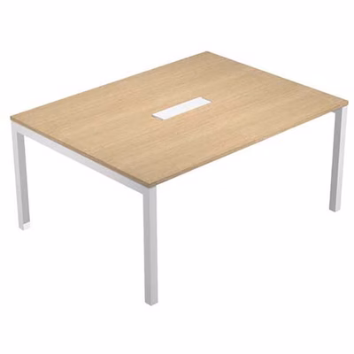Immagine di Modulo iniziale tavolo riunione WORK cm 160x120 rovere chiaro