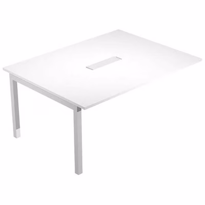 Immagine di Modulo aggiuntivo tavolo riunione WORK l160xp120 bianco