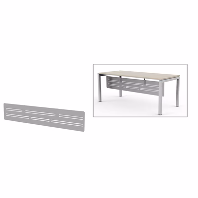 Immagine di Gonna scrivania EASYSPACE cm 108 grigio alluminio