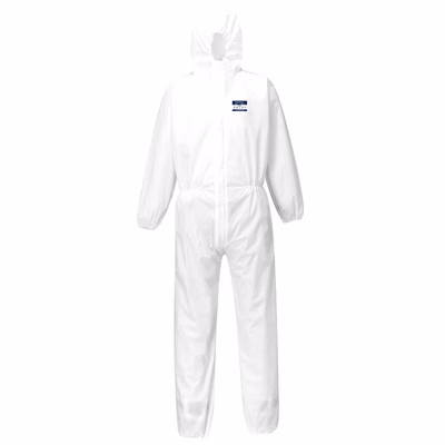 Immagine di Tuta biztex sms tipo 5/6 PORTWEST ST30 colore bianco taglia XXXL