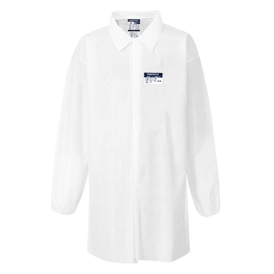Immagine di Camice biztex® sms tipo pb [6] PORTWEST ST31 colore bianco taglia L