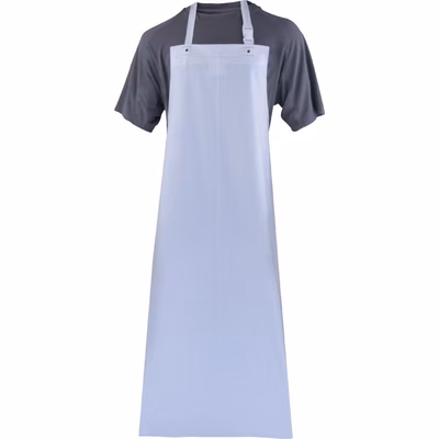 Immagine di Grembiule 100% pvc dim. 120x90 cm bianco