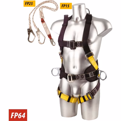 Immagine di Kit anticaduta per ponteggi colore nero