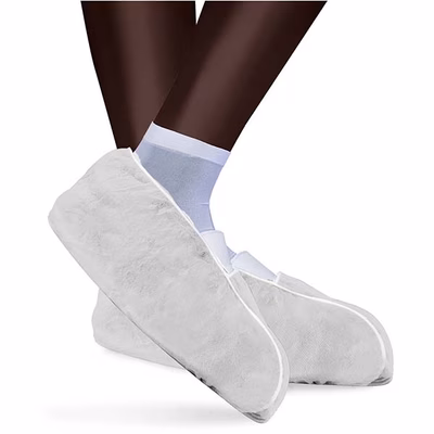 Immagine di Copriscarpe in polipropilene non tessuto bianco
