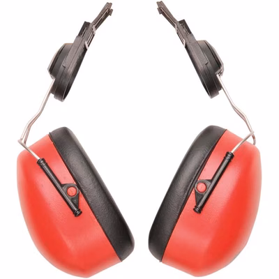 Immagine di Cuffie Clip-on PORTWEST ENDURANCE PW47 colore rosso