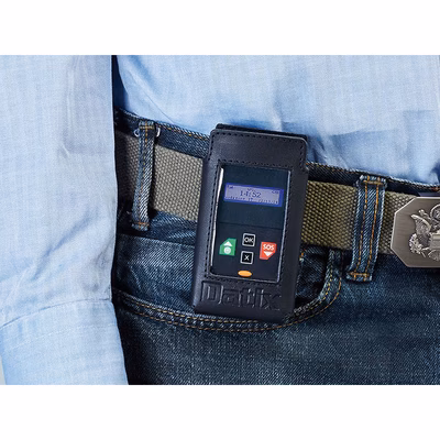 Immagine di Custodia in pelle c/clip cintura per Datix NaNo 4G