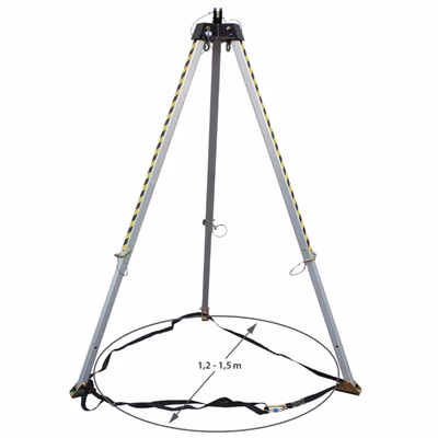 Immagine di Treppiede in allumino IRUDEK TRIP1 colori assortiti