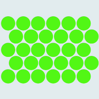 Immagine di Bollino calpestabile PVC tondo Ø 6 cm verde A3 ff5