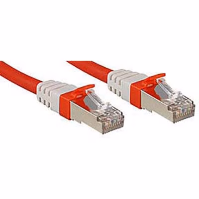 Immagine di Cavo di Rete Patch Cat.6(A) SSTP - S/FTP PIMF 10 GBit privo di alogeni, rosso, 5m