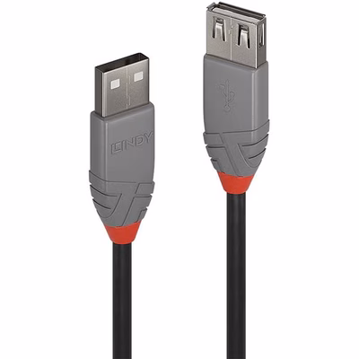 Immagine di Prolunga USB 2.0 Tipo A Anthra Line, 0.5m