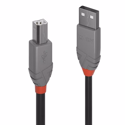 Immagine di Cavo USB 2.0 Tipo A a B Anthra Line, 1m