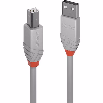 Immagine di Cavo USB 2.0 Tipo A a B Anthra Line, 2m