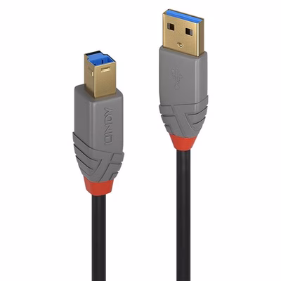 Immagine di Cavo USB 3.0 Tipo A a B Anthra Line, 5m