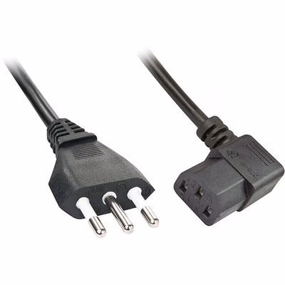 Immagine di Cavo di alimentazione IEC ad angolo IT, 2m