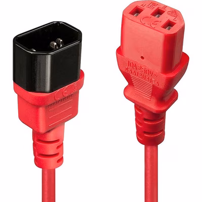 Immagine di Prolunga IEC Rossa, 0,5m