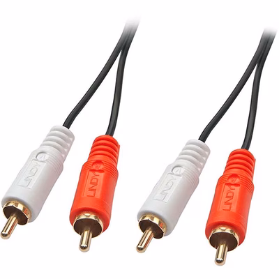 Immagine di Cavo Audio Stereo 2 x RCA Maschio/Maschio, 20m