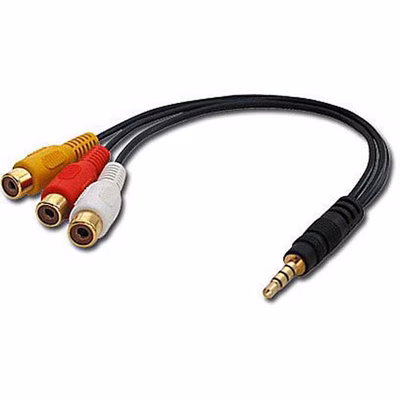 Immagine di Cavo Adattatore AV jack da 3.5mm a 4 segmenti