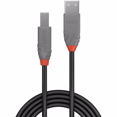 Immagine di Cavo USB 2.0 Tipo A a B Anthra Line, 10m