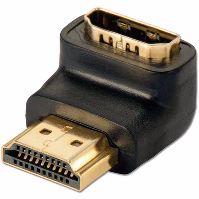 Immagine di Adattatore HDMI M/F a 90 gradi" GiÙ"