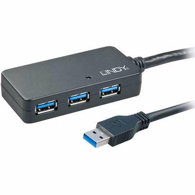 Immagine di Prolunga Attiva USB 3.0 con Hub Pro, 10m