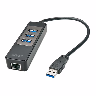 Immagine di Hub e Converter Gigabit Ethernet USB 3.0