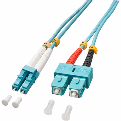 Immagine di Cavo Fibra Ottica OM3 LC/SC - 50/125, 15m