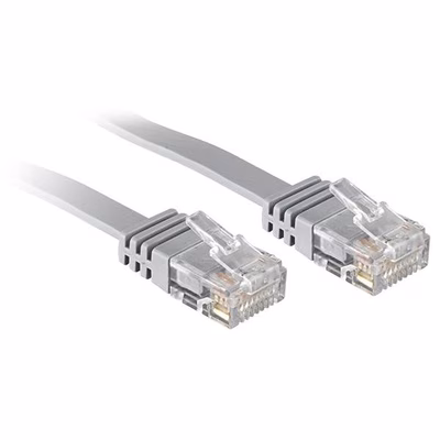Immagine di Cavo di Rete Flat U/UTP Cat6 Grigio 5m