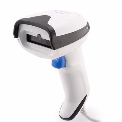 Immagine di Lettore codici a barre DATALOGIC GRYPHON GD4220 1D, BIANCO KIT CON CAVO USB INCLUSO GD4220-WHK1