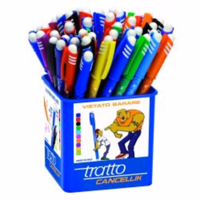 Immagine di Penna a sfera cancellabile tratto cancellik punta mm 1,0 colori assortiti