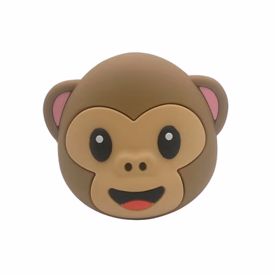 Immagine di Power bank marrone 2.200 mah CELLY PBMONKEY2200 - Power Bank 2200 Mah [EMOJI] PBMONKEY2200BR
