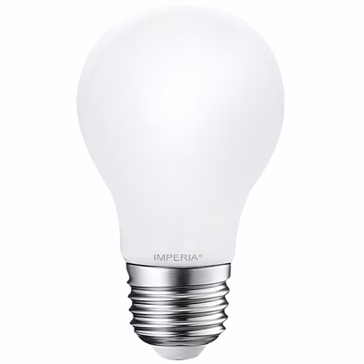 Immagine di Lampadina LED Goccia Filament Fullglass Opale E27 8W 4000K 720 Lumen luce naturale