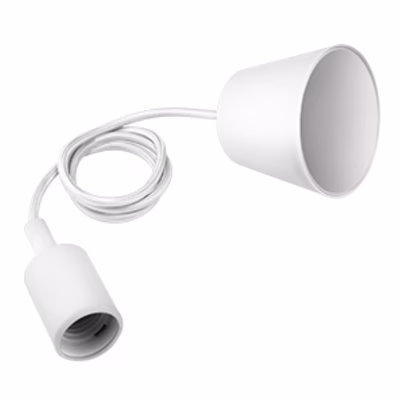 Immagine di Apparecchi Pisa Pendente Bianco Per LED - Max 36W