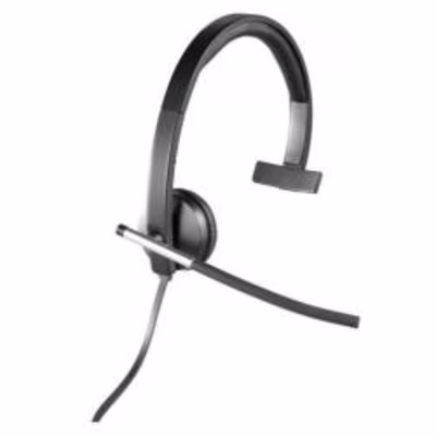 Immagine di Logitech USB headset mono h650e - cuffie con microfono - over ear - cablato