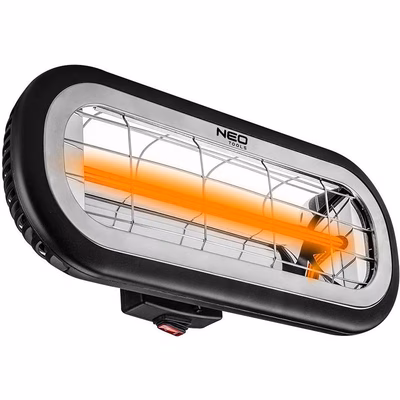 Immagine di Riscaldatore ad infrarossi 2000W IP65 lampada ambra a bassa luminosità